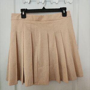 Pleated Cousin Couture Mini Skirt